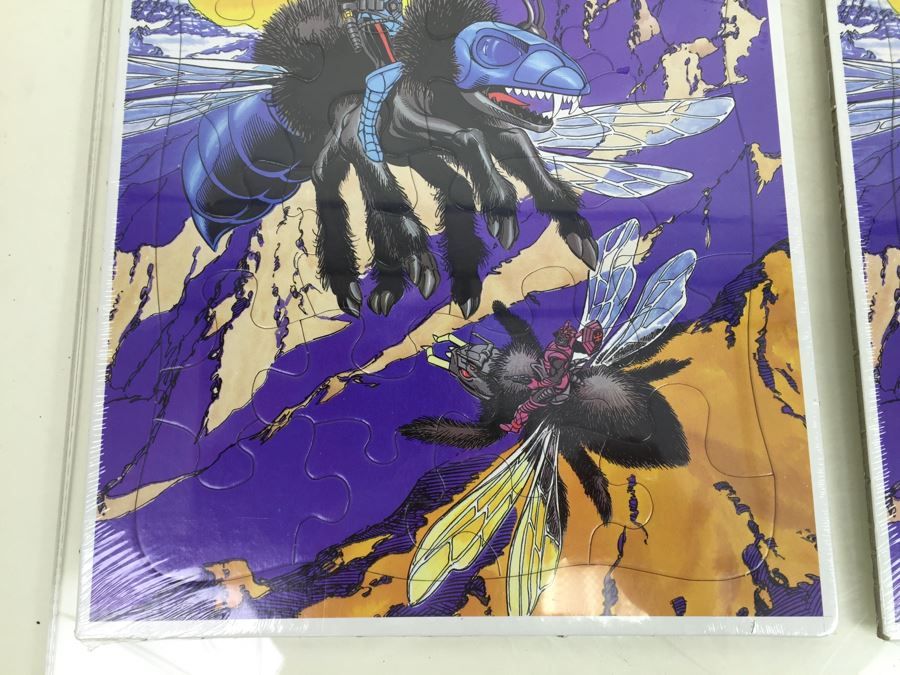 (4) Sectaurs Warriors Of Symbion Frame-Tray Puzzles New Sealed Golden Vintage 1984 [Photo 7]