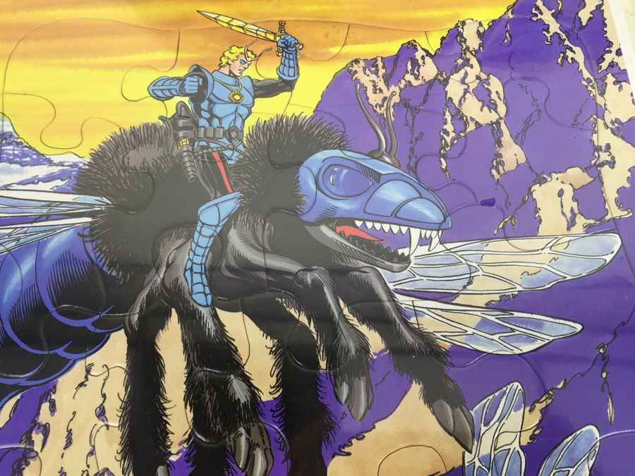 (4) Sectaurs Warriors Of Symbion Frame-Tray Puzzles New Sealed Golden Vintage 1984 [Photo 9]
