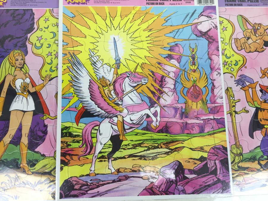 (4) Princess Of Power Frame-Tray Puzzles New Sealed Golden Vintage 1985 [Photo 13]