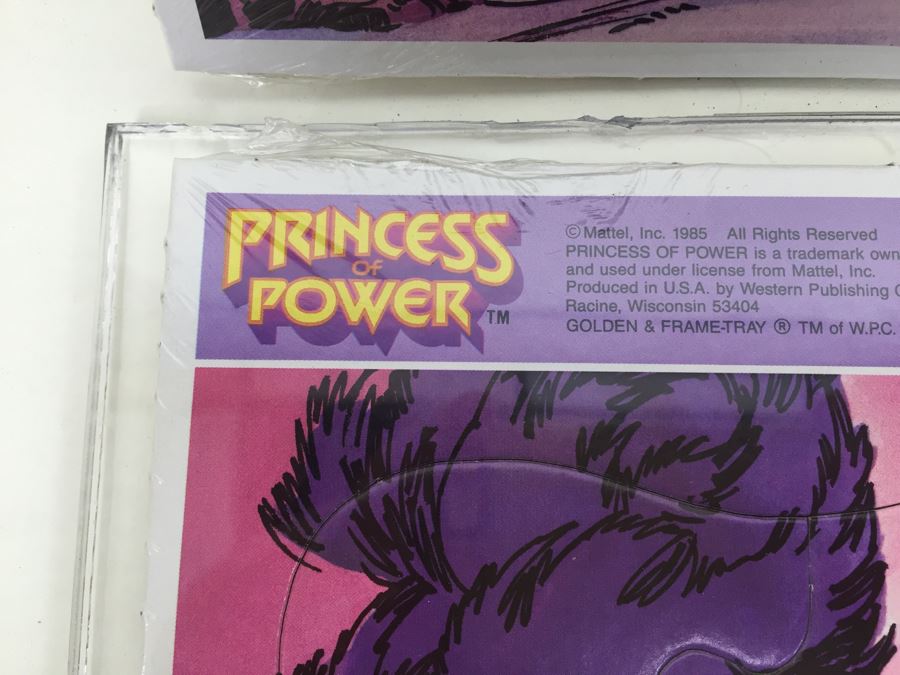 (4) Princess Of Power Frame-Tray Puzzles New Sealed Golden Vintage 1985 [Photo 5]