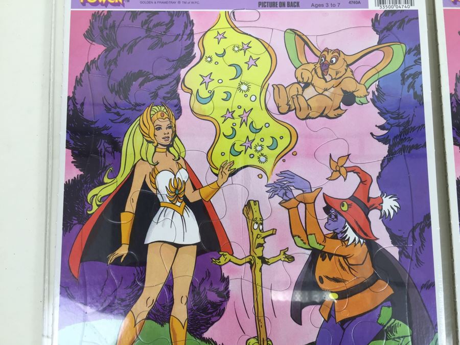 (4) Princess Of Power Frame-Tray Puzzles New Sealed Golden Vintage 1985 [Photo 8]
