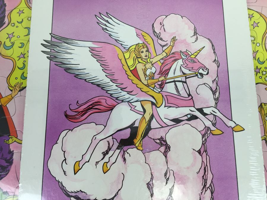 (4) Princess Of Power Frame-Tray Puzzles New Sealed Golden Vintage 1985 [Photo 18]