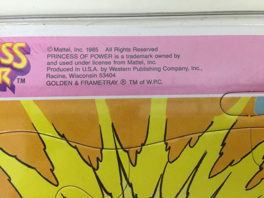 (4) Princess Of Power Frame-Tray Puzzles New Sealed Golden Vintage 1985 [Photo 11]