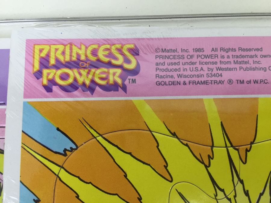 (4) Princess Of Power Frame-Tray Puzzles New Sealed Golden Vintage 1985 [Photo 10]