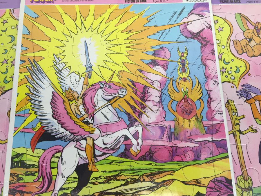 (4) Princess Of Power Frame-Tray Puzzles New Sealed Golden Vintage 1985 [Photo 16]