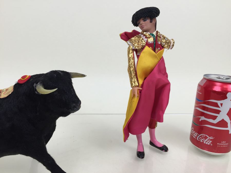 Vintage Doll Belmonte Spain Matador And Bull [Photo 3]