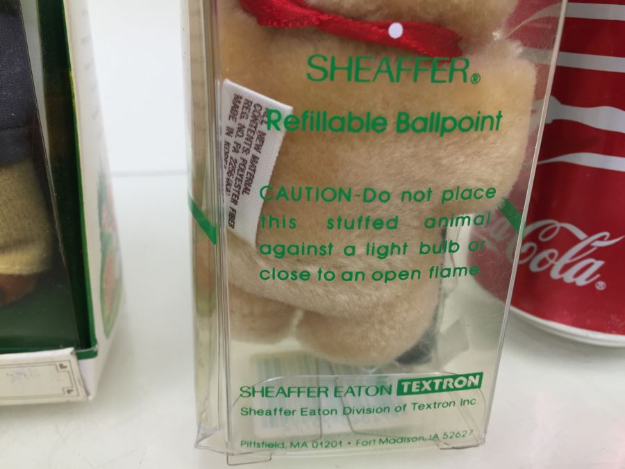Collection Of Teddy Bear Story Dolls By Applause New In Box And Sheaffer Eaton Textron Refillable Ballpoint Pen With Bear [Photo 7]