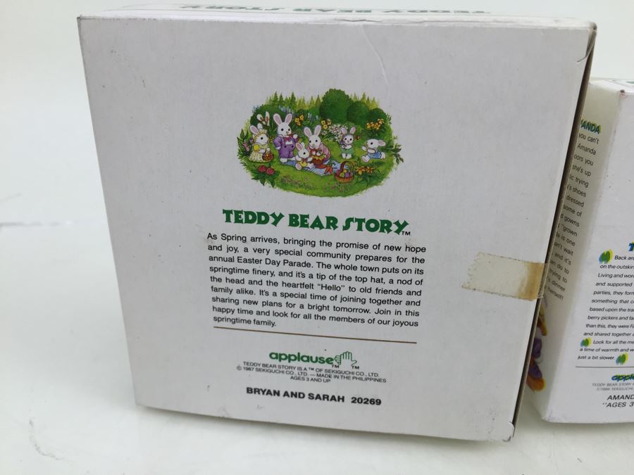 Collection Of Teddy Bear Story Dolls By Applause New In Box And Sheaffer Eaton Textron Refillable Ballpoint Pen With Bear [Photo 15]