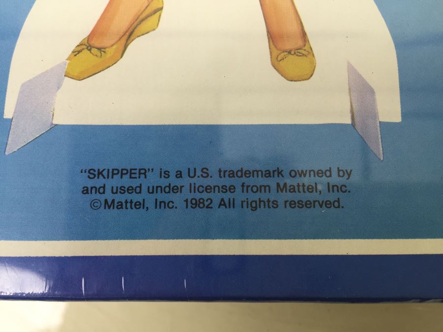 Barbie Skipper Design A Fashion Paper Doll Kit New In Box Mattel Whitman Vintage 1982 [Photo 5]