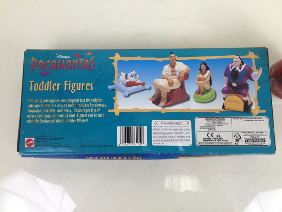 Disney's Pocahontas Toddler Figures Mattel 66154 New In Box Vintage  [Photo 3]