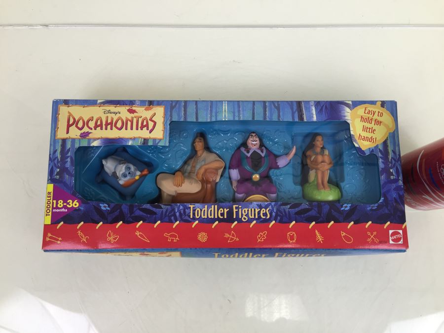 Disney's Pocahontas Toddler Figures Mattel 66154 New In Box Vintage  [Photo 1]