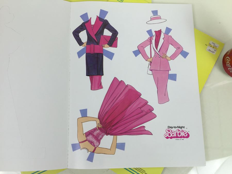 (5) Day-To-Night Barbie Paper Doll Books New Old Stock Mattel Vintage 1985 [Photo 9]