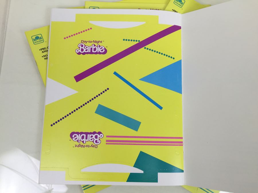 (5) Day-To-Night Barbie Paper Doll Books New Old Stock Mattel Vintage 1985 [Photo 10]