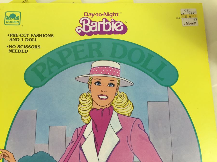 (5) Day-To-Night Barbie Paper Doll Books New Old Stock Mattel Vintage 1985 [Photo 4]