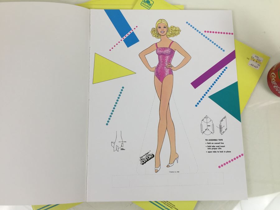 (5) Day-To-Night Barbie Paper Doll Books New Old Stock Mattel Vintage 1985 [Photo 3]