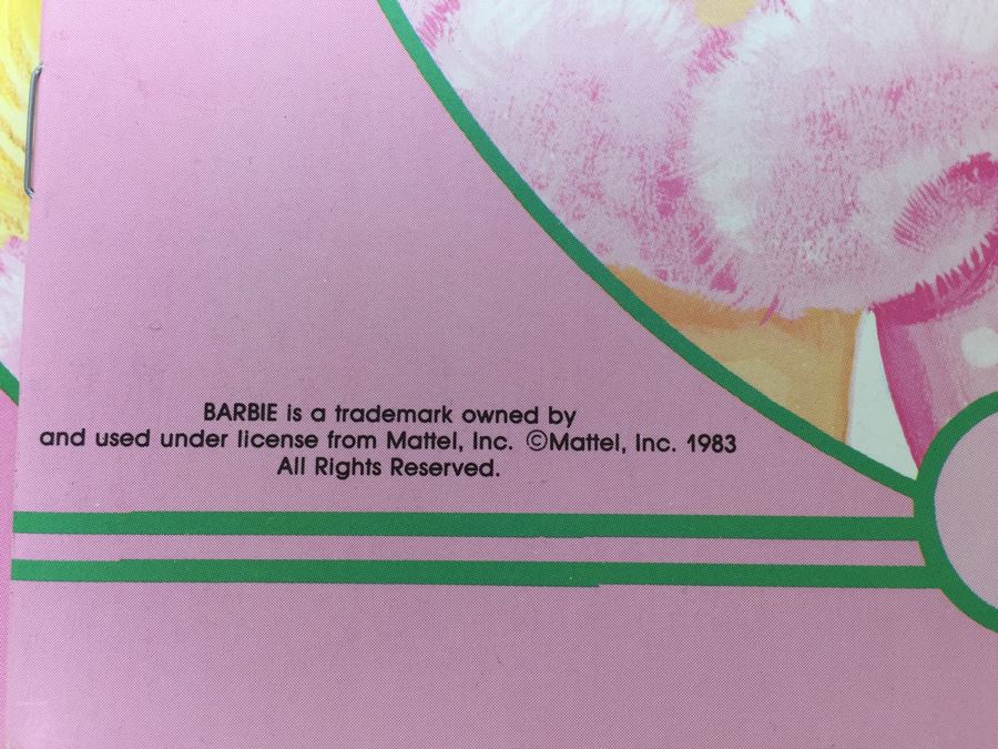(2) Pink & Pretty Barbie Paper Doll Books Mattel New Old Stock Vintage 1983 [Photo 7]