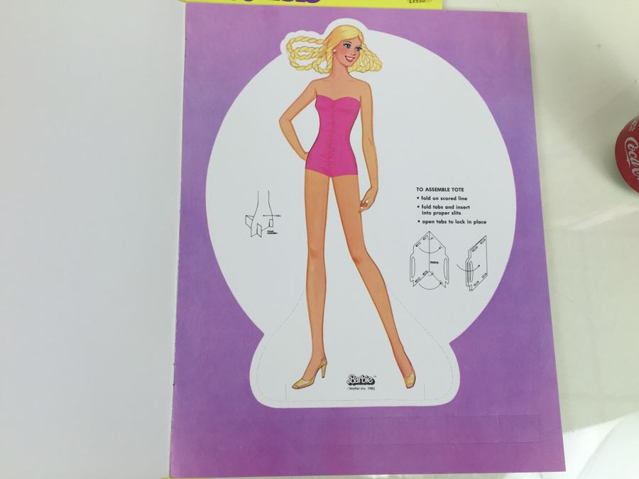 (3) Twirly Curls Barbie Paper Doll Books Mattel New Old Stock Vintage 1983 [Photo 3]