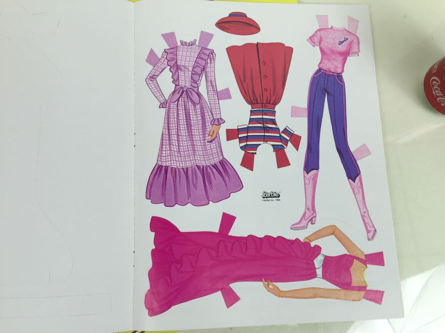 (3) Twirly Curls Barbie Paper Doll Books Mattel New Old Stock Vintage 1983 [Photo 9]