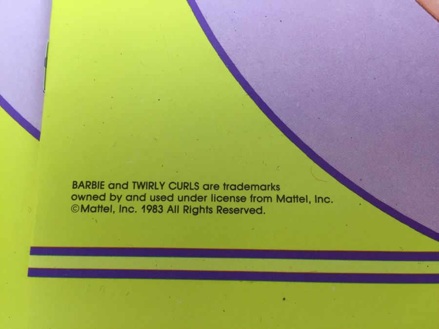 (3) Twirly Curls Barbie Paper Doll Books Mattel New Old Stock Vintage 1983 [Photo 7]