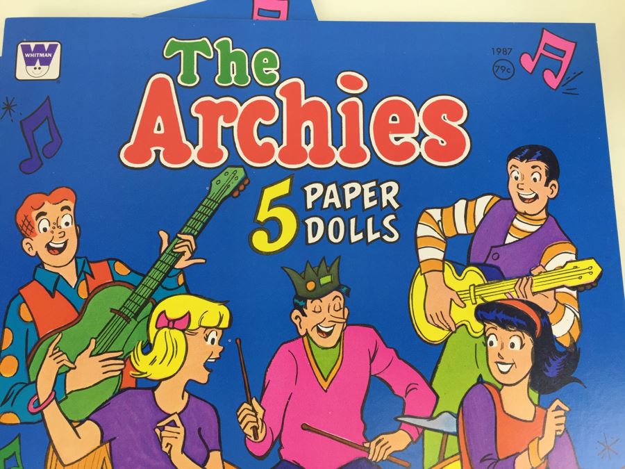 (2) The Archies Paper Doll Books Whitman New Old Stock Vintage 1987 [Photo 4]