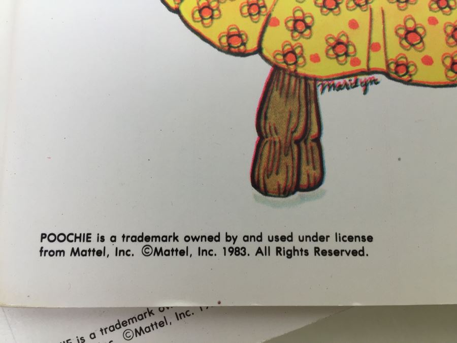 (2) Poochie Press-Out Pretties Mattel New Old Stock Vintage 1983 [Photo 7]
