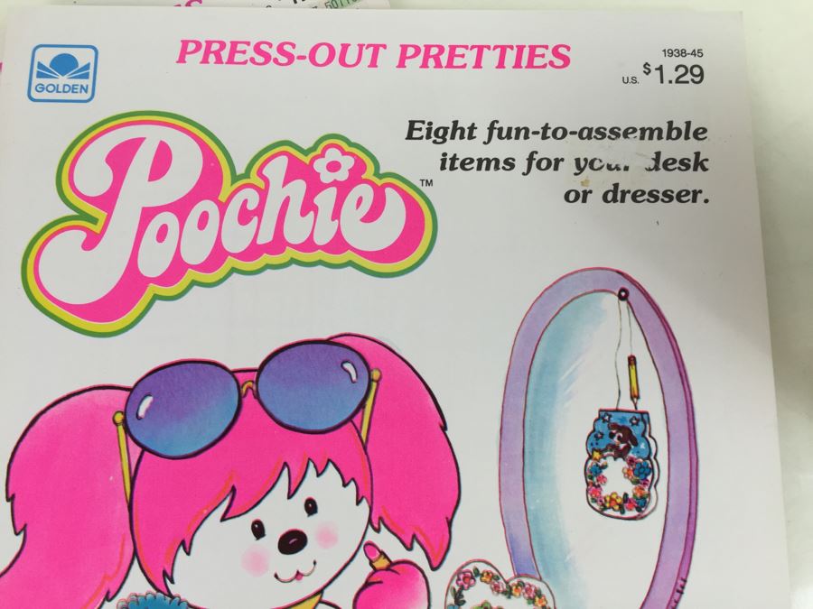 (2) Poochie Press-Out Pretties Mattel New Old Stock Vintage 1983 [Photo 5]
