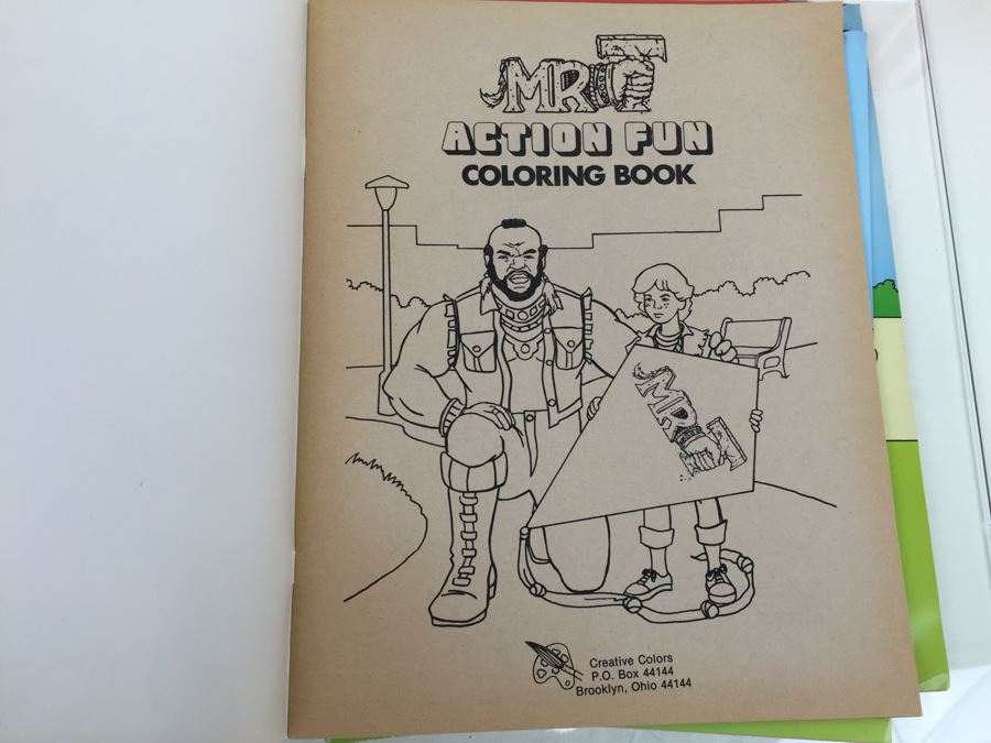 (4) Mr. T Coloring Books And Maze Books New Old Stock Vintage 1983 [Photo 21]