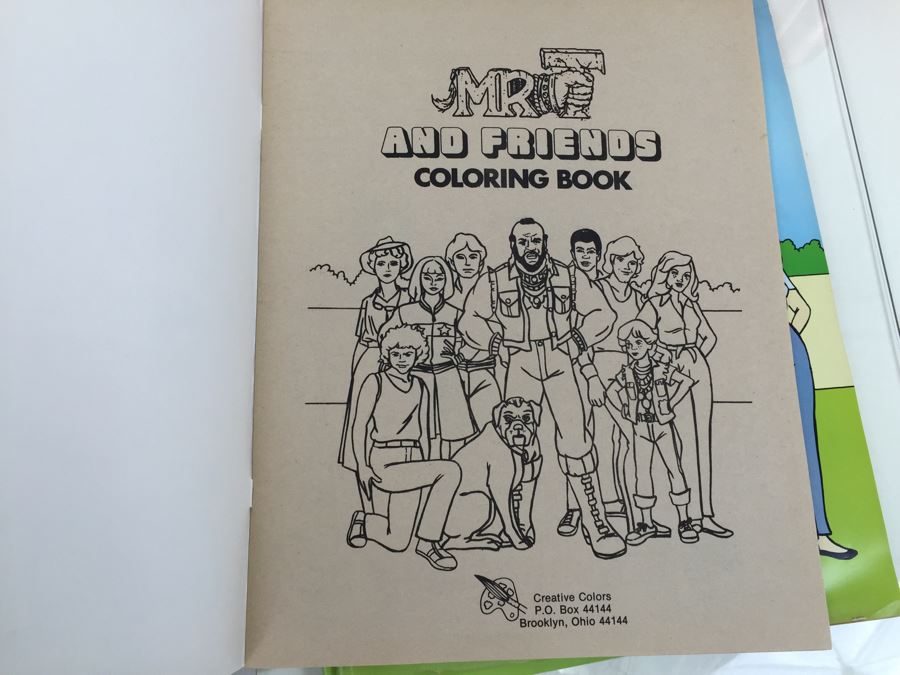 (4) Mr. T Coloring Books And Maze Books New Old Stock Vintage 1983 [Photo 18]
