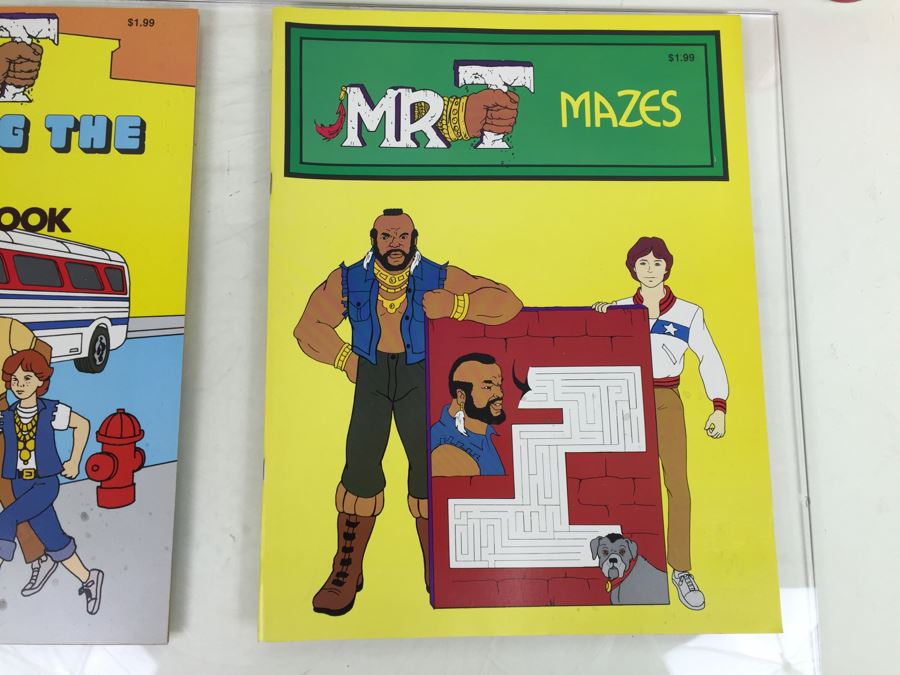 (4) Mr. T Coloring Books And Maze Books New Old Stock Vintage 1983 [Photo 10]