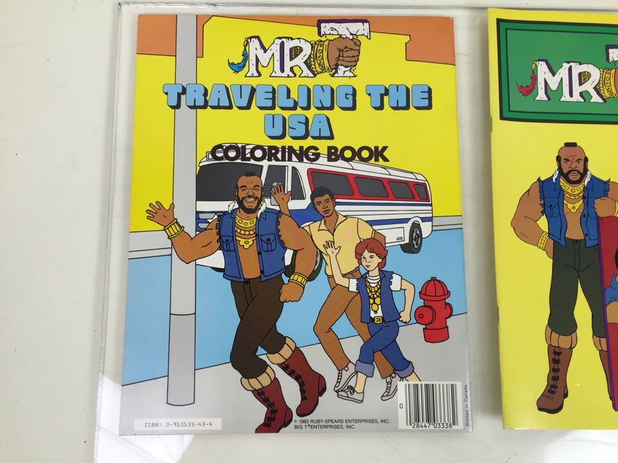 (4) Mr. T Coloring Books And Maze Books New Old Stock Vintage 1983 [Photo 3]