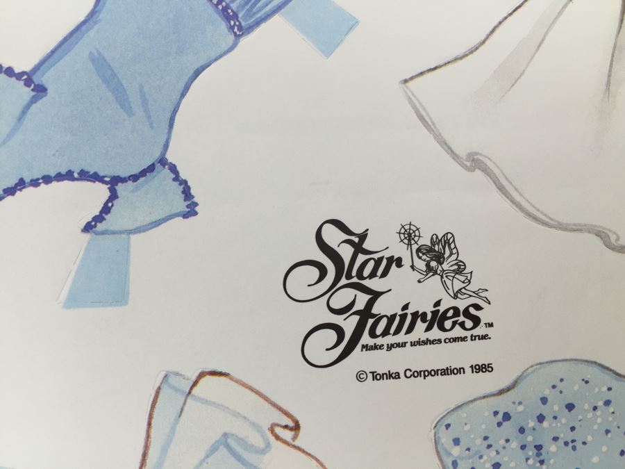 (2) Star Fairies Paper Doll Books Tonka New Old Stock Vintage 1985 [Photo 9]