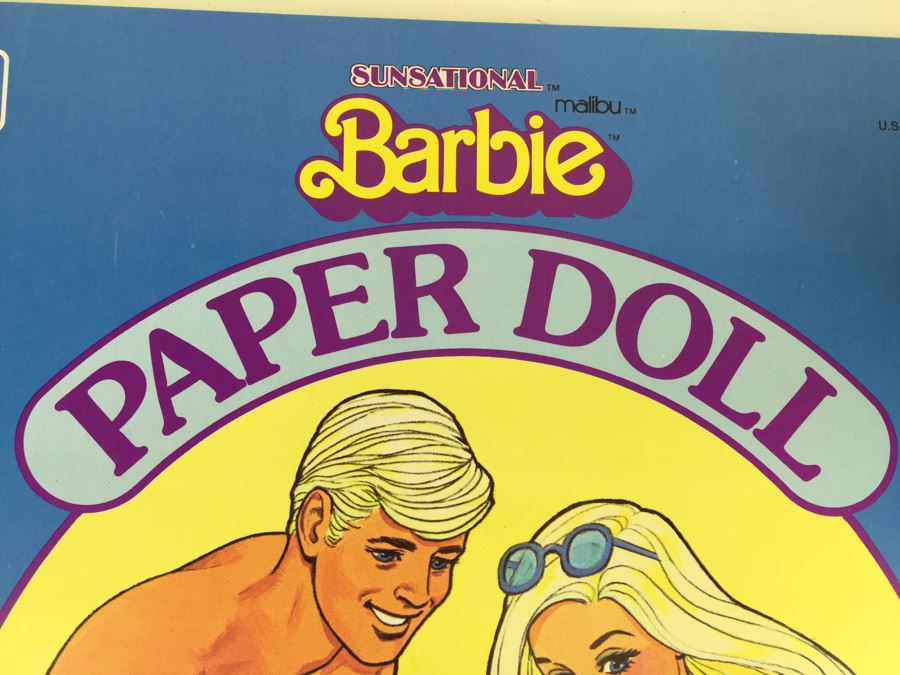 Sunsational Malibu Barbie Paper Doll Book Mattel New Old Stock Vintage 1983 [Photo 5]