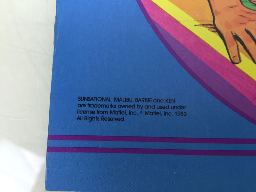 Sunsational Malibu Barbie Paper Doll Book Mattel New Old Stock Vintage 1983 [Photo 8]