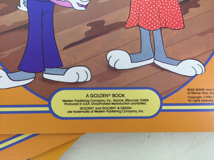 (3) Bugs Bunny & Honey Bunny Paper Doll Books Warner Bros. New Old Stock Vintage 1983 [Photo 7]