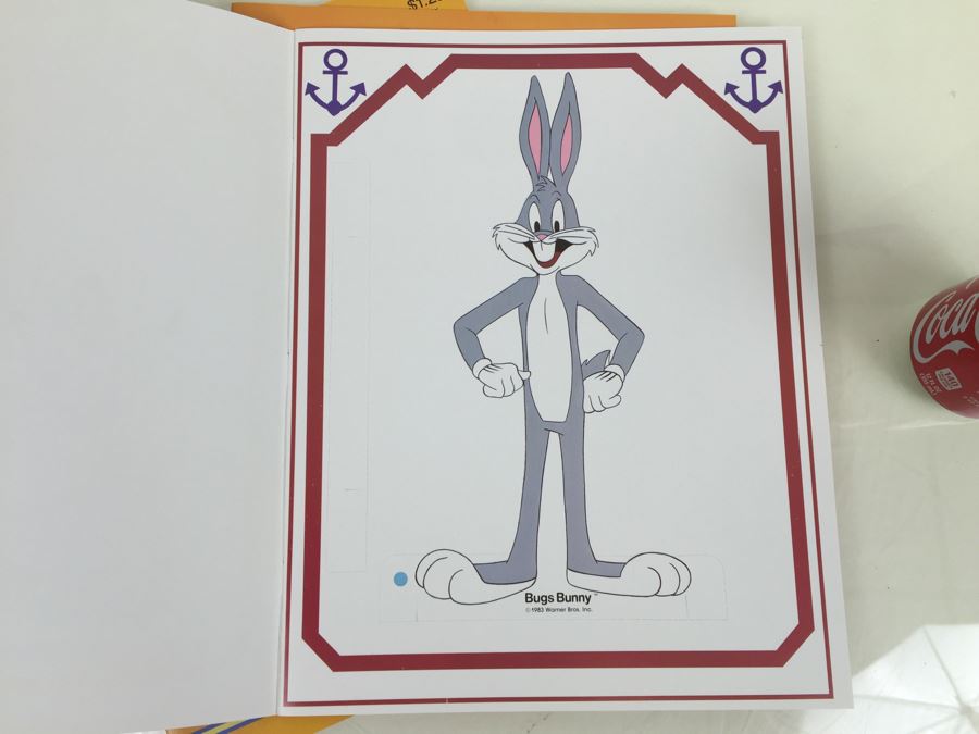 (3) Bugs Bunny & Honey Bunny Paper Doll Books Warner Bros. New Old Stock Vintage 1983 [Photo 3]