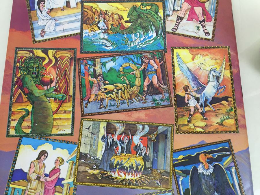 Clash Of The Titans 10 Posters To Paint Or Color Quality Paper Whitman Book New Old Stock Vintage 1981 Metro-Goldwyn-Mayer [Photo 3]