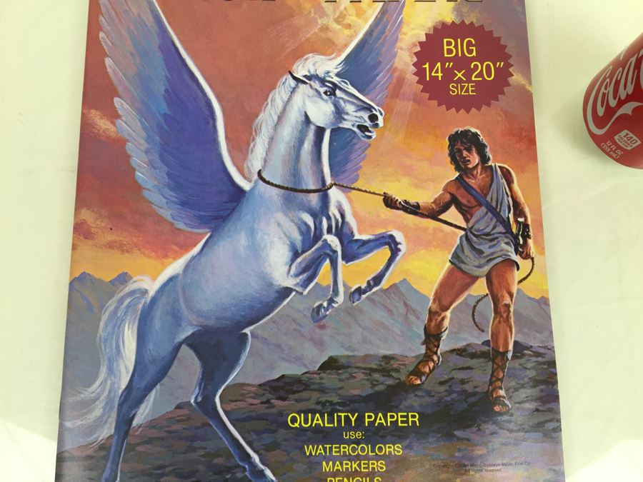 Clash Of The Titans 10 Posters To Paint Or Color Quality Paper Whitman Book New Old Stock Vintage 1981 Metro-Goldwyn-Mayer [Photo 5]