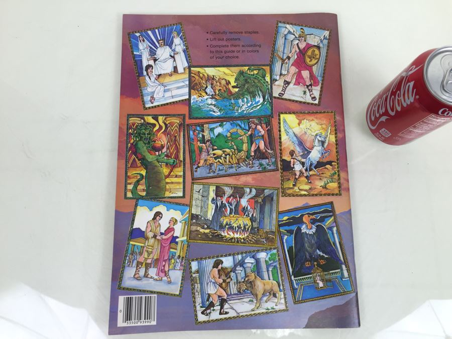 Clash Of The Titans 10 Posters To Paint Or Color Quality Paper Whitman Book New Old Stock Vintage 1981 Metro-Goldwyn-Mayer [Photo 2]