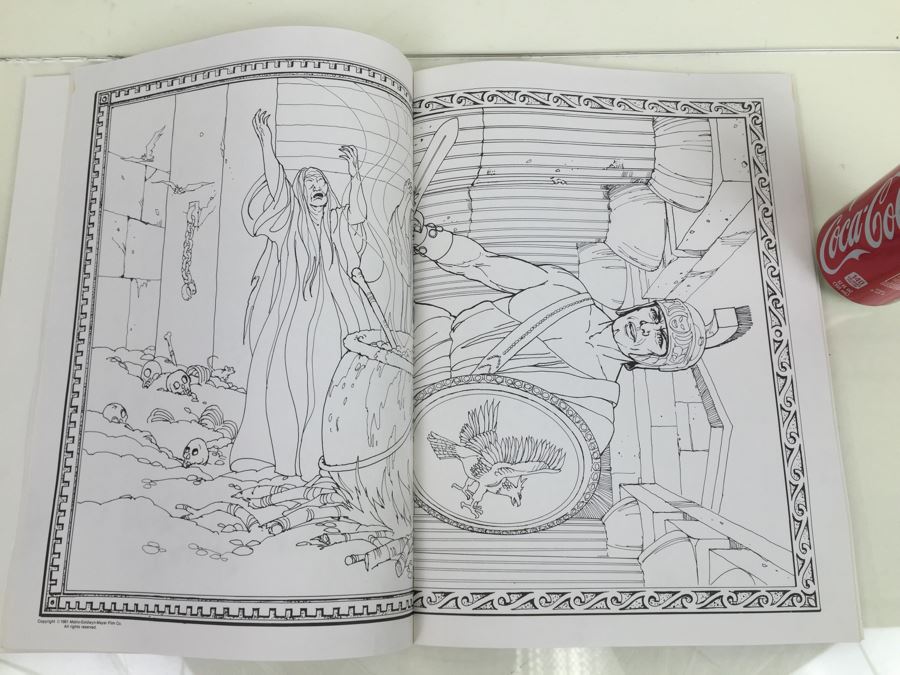 Clash Of The Titans 10 Posters To Paint Or Color Quality Paper Whitman Book New Old Stock Vintage 1981 Metro-Goldwyn-Mayer [Photo 10]