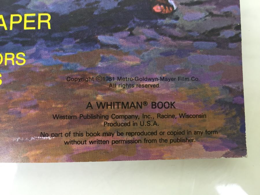 Clash Of The Titans 10 Posters To Paint Or Color Quality Paper Whitman Book New Old Stock Vintage 1981 Metro-Goldwyn-Mayer [Photo 7]