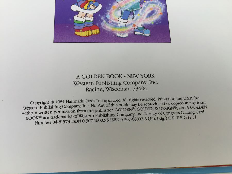 (6) Rainbow Brite Hardcover Books New Old Stock A Golden Book Vintage 1984 [Photo 13]