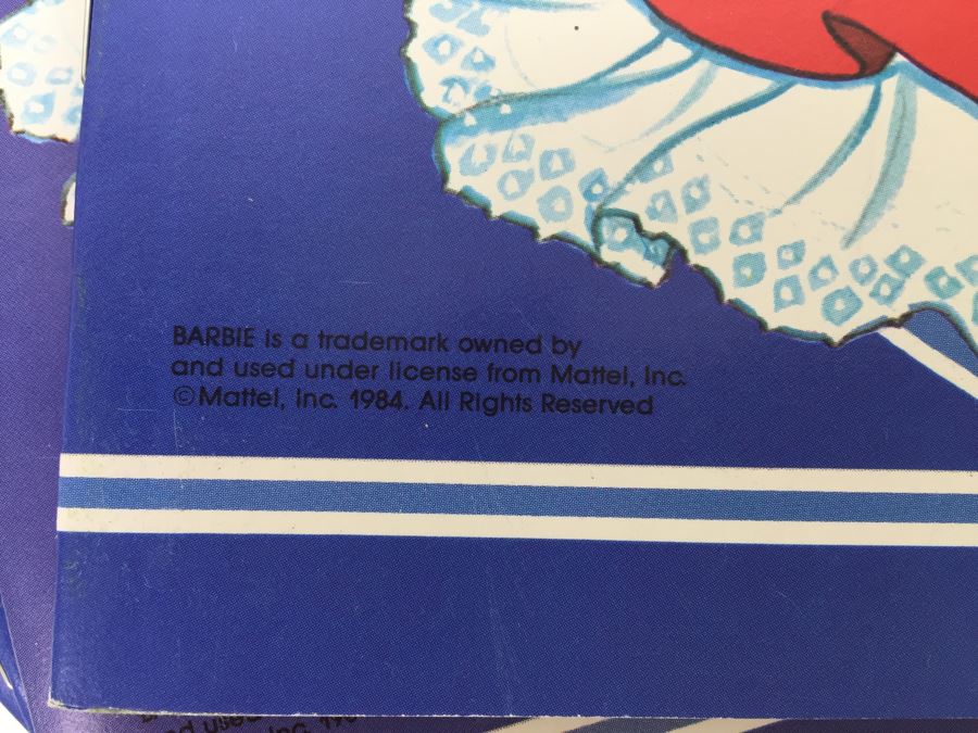 (4) Fantasy Barbie Paper Doll Books Mattel New Old Stock Vintage 1984 [Photo 8]