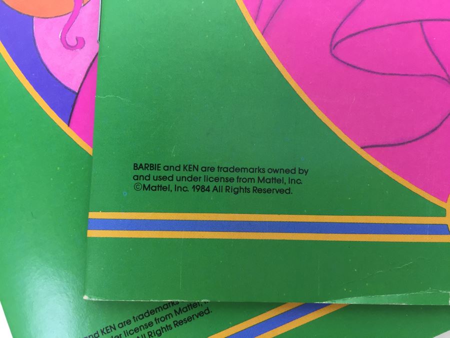 (2) Barbie & Ken Barbie Paper Doll Books Mattel New Old Stock Vintage 1984 [Photo 8]