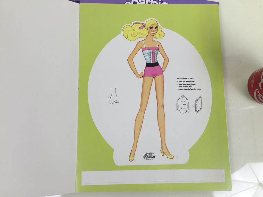 (3) Angel Face Barbie Paper Doll Books Mattel New Old Stock Vintage 1983 [Photo 3]