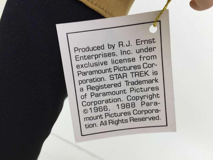 Captain Kirk Doll From The Star Trek Doll Collection R.J. Ernst Enterprises Vintage 1988 [Photo 12]