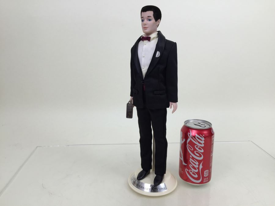 30th Anniversay Ken Doll 1961 With Stand Vintage 1991 [Photo 11]