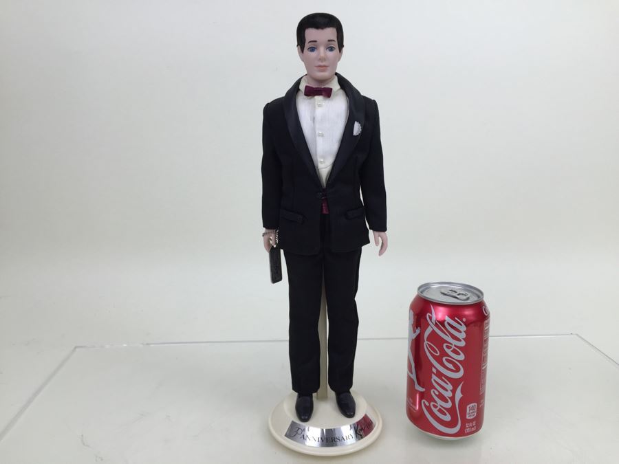 30th Anniversay Ken Doll 1961 With Stand Vintage 1991 [Photo 1]