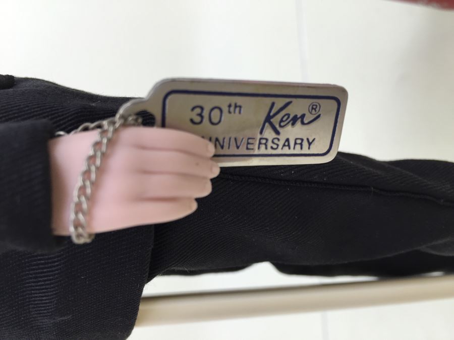 30th Anniversay Ken Doll 1961 With Stand Vintage 1991 [Photo 6]