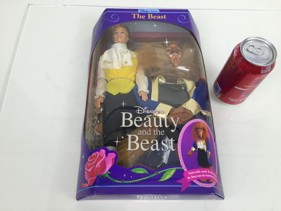 Disney's Beauty And The Beast 'The Beast' Doll Mattel 2436 New In Box Vintage 1991