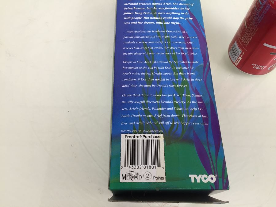 Ariel Doll The Little Mermaid TYCO New In Box Vintage Walt Disney Company [Photo 10]